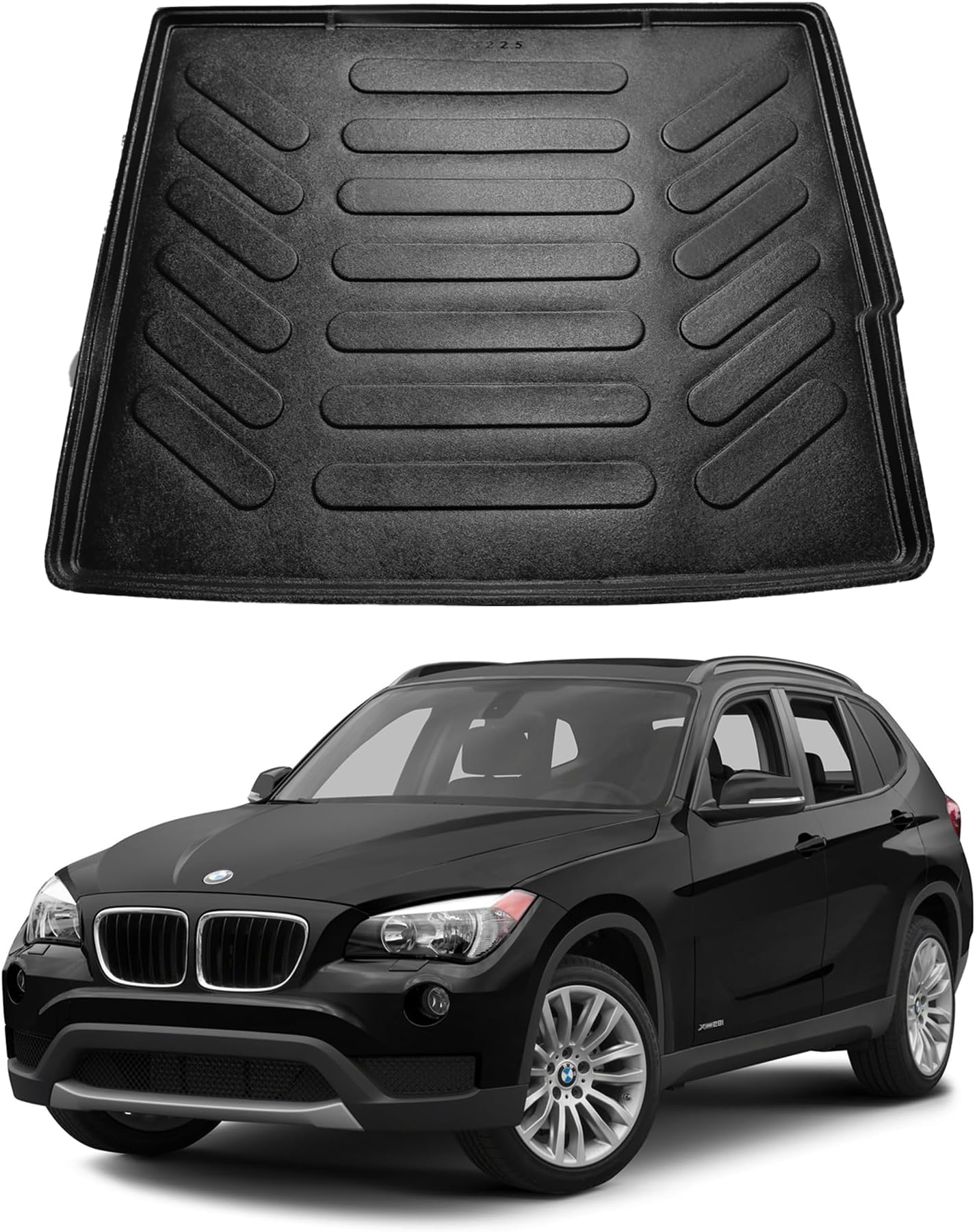 – Heavy-Duty TPE Rubber Boot Liner Mat for BMW X1 E84 2009–2015 – Waterproof Non-Slip Vehicle Boot Mat with Raised Edges – Compatible with BMW X1 E84 2009–2015