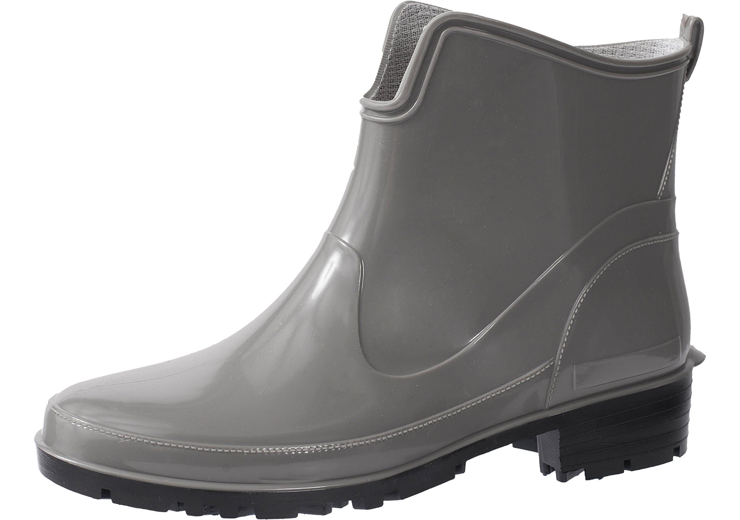 Ladeheid Gummistiefel Damen Kurz Wasserdicht Damenschuhe Elegant und Bequem LA-930