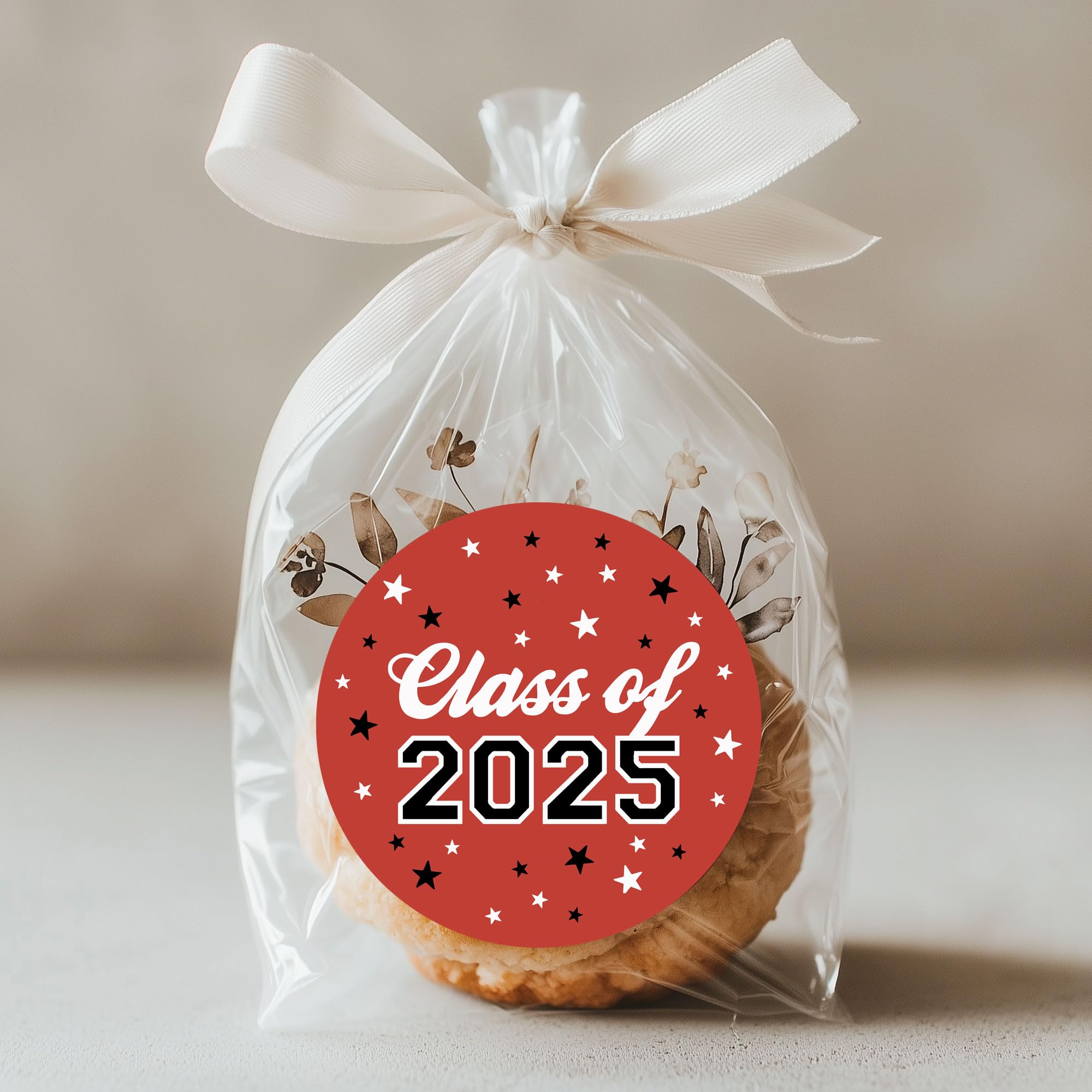 Snapklik.com : 120 Pack Class Of 2025 Graduation Stickers Red Party ...