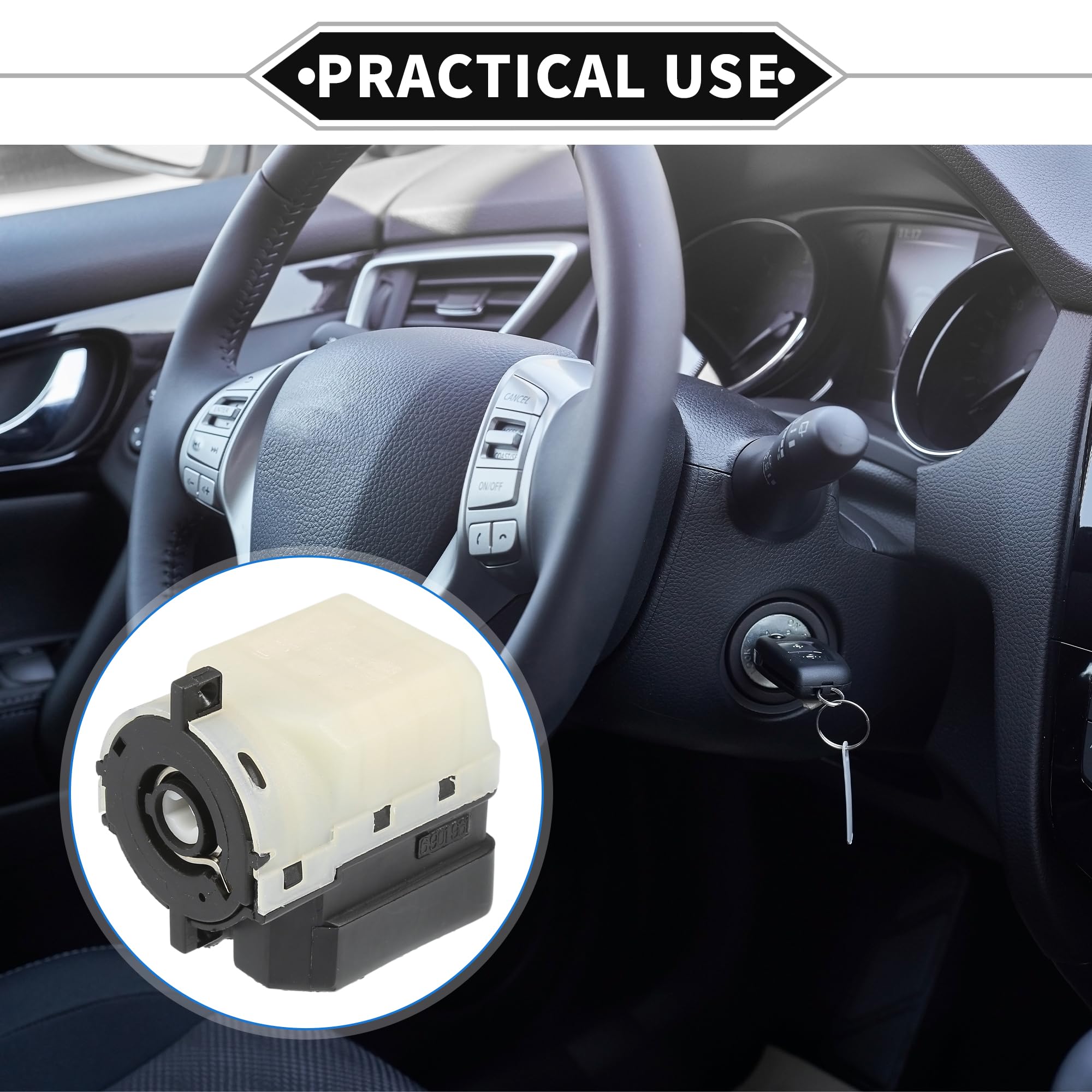 Interruttore Accensione Compatibile Per BMW 540i 1997-2003 V8 4.4L - Plastica Nera 11 Pin, OE 61326901962