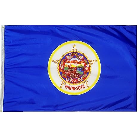 Annin State Flags: Minnesota USA 3x5 Feet