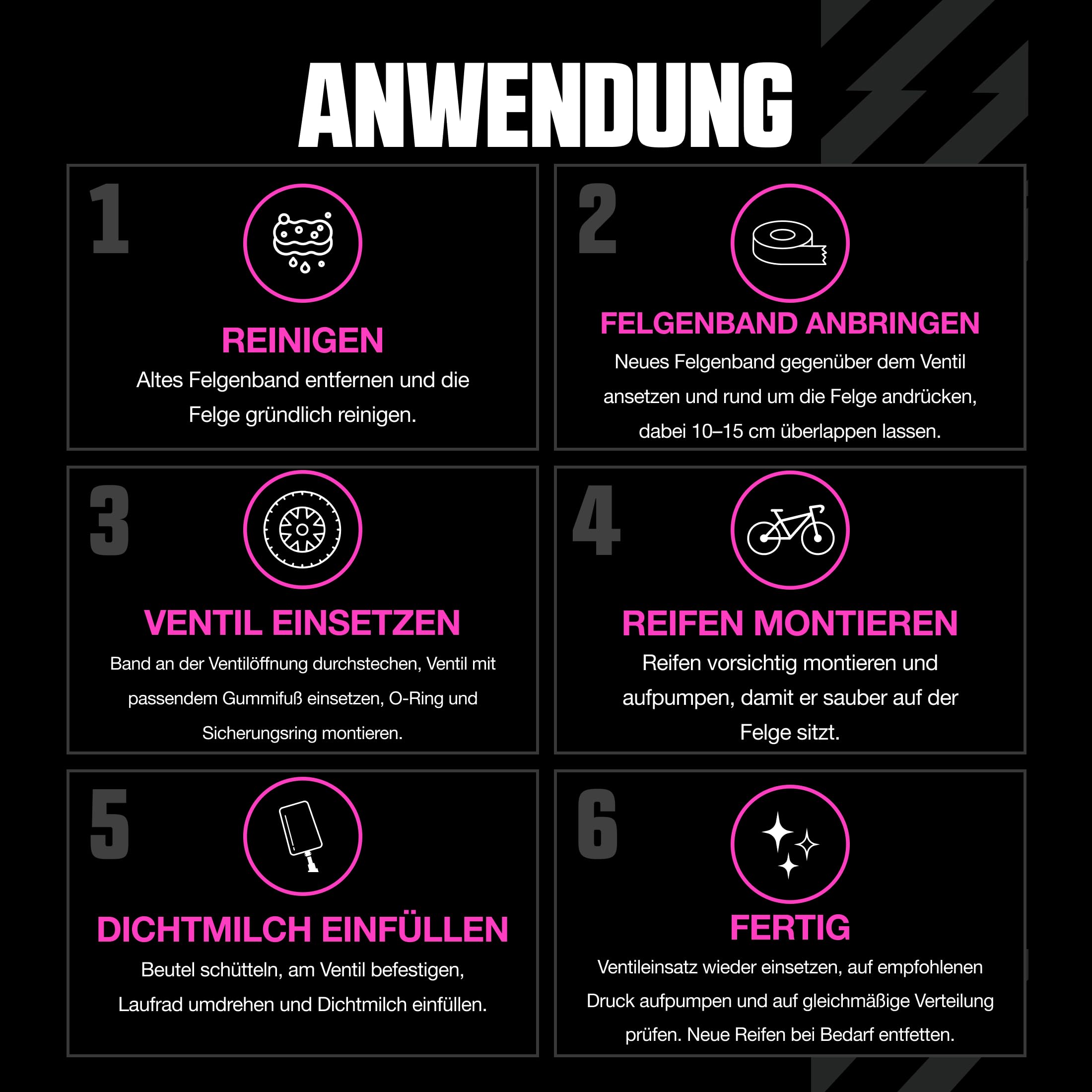 Muc Off No Puncture Hassle Tubeless Sealant Reifendichtmittel, 1 l - Hochwertiges Reifendichtmittel für Schlauchlose Fahrradreifen mit UV-Tracer-Farbstoff, Dichtet Risse und Löcher Bis Zu 6 mm ab