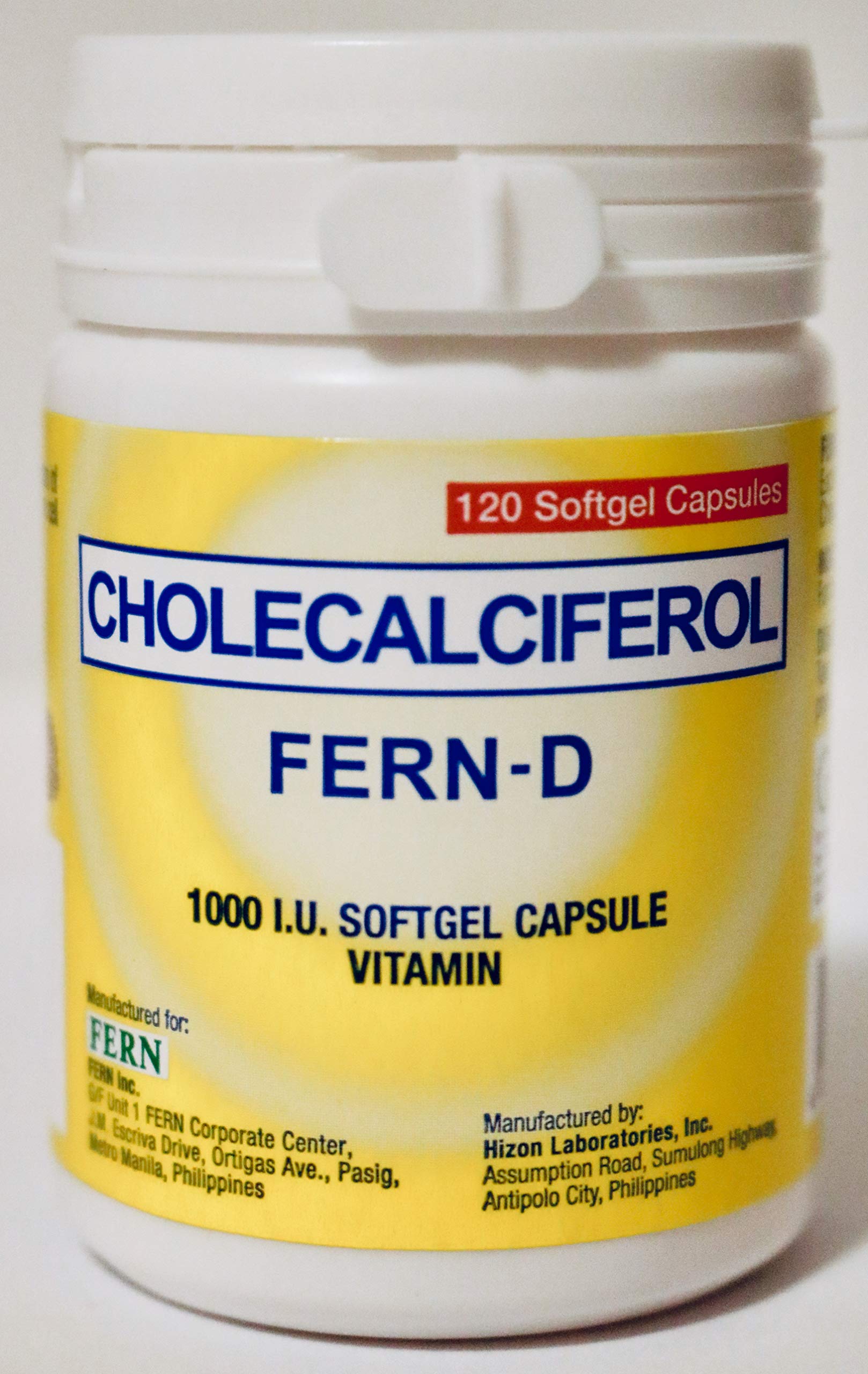 FERN-D (Cholecalciferol) 120 Capsules