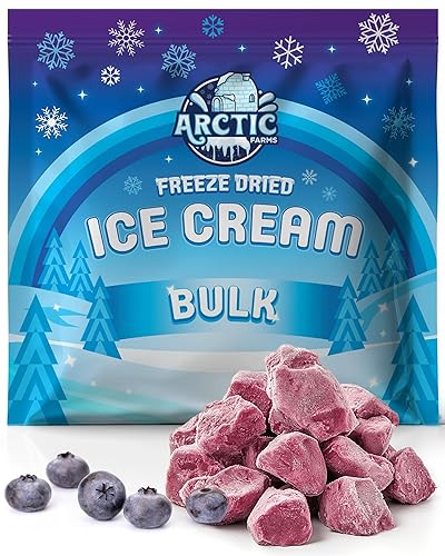 Miniatura 417 de Arctic Farms Brocas de helado liofilizadas empaquetadas y en caja, no se derrite (mezcla napolitana, 2.5 onzas)