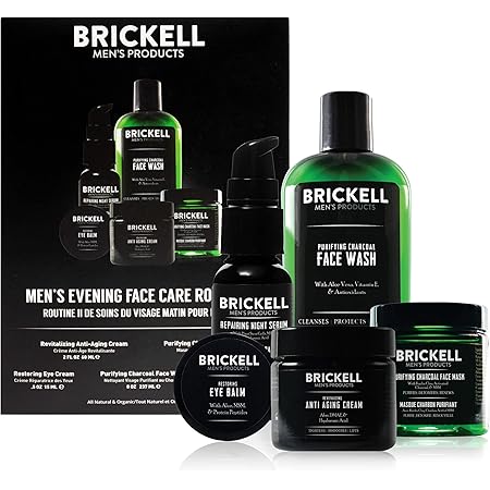 brickell men's daily advanced face care routine i