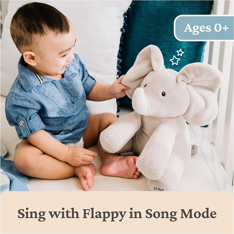 Amazon.com: GUND Baby Animated Flappy The Elephant Plush