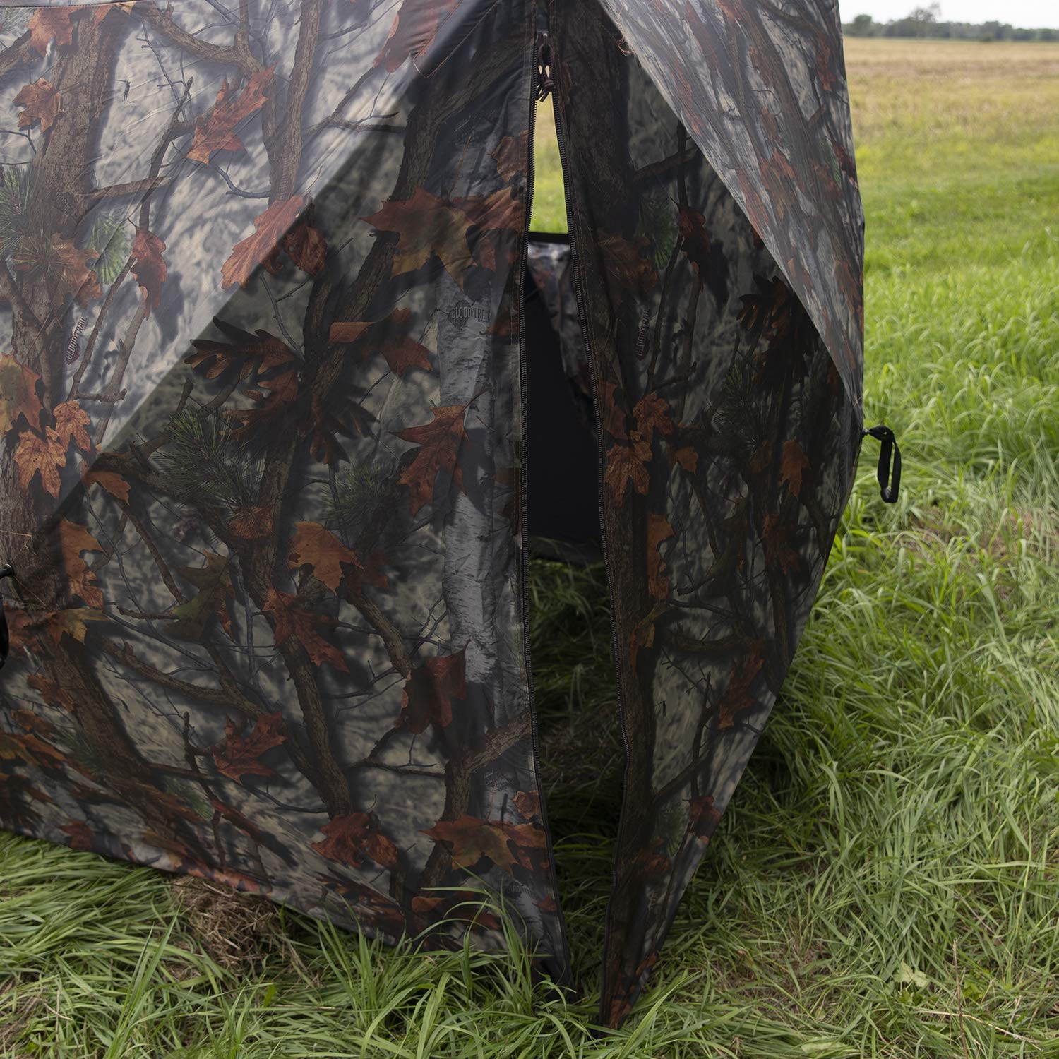 Blinds Road Runner Hub Hunting Blind, 2 Person Pop Up Ground