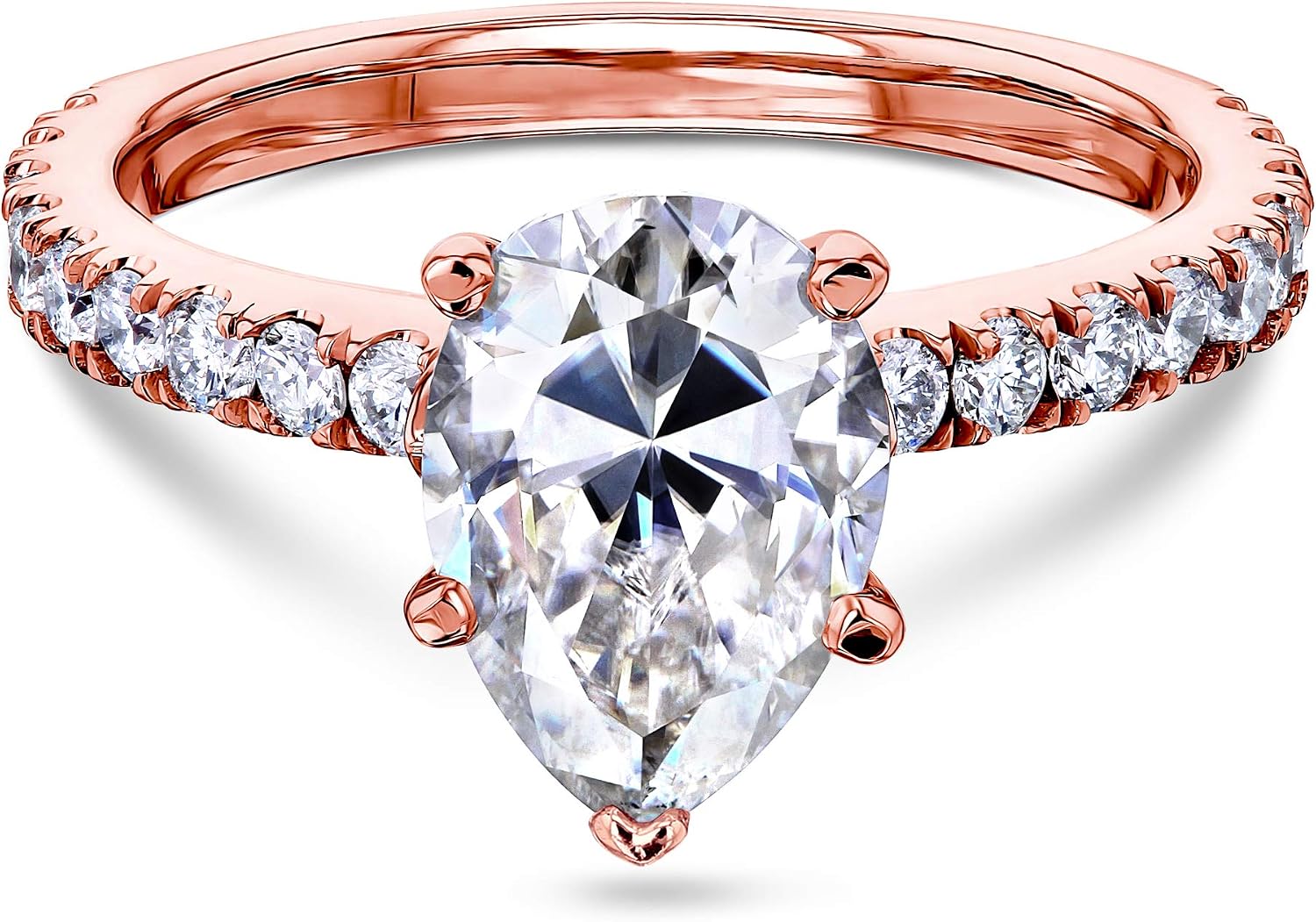 Kobelli 2.1ct Pear Moissanite Ring