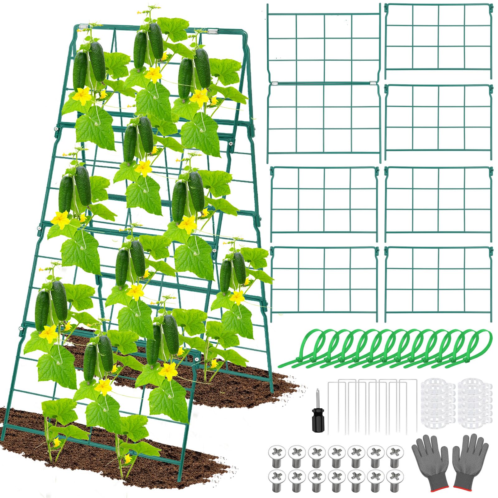 LifeisLuck 17 x 42 Inch Foldable A-Frame Trellis