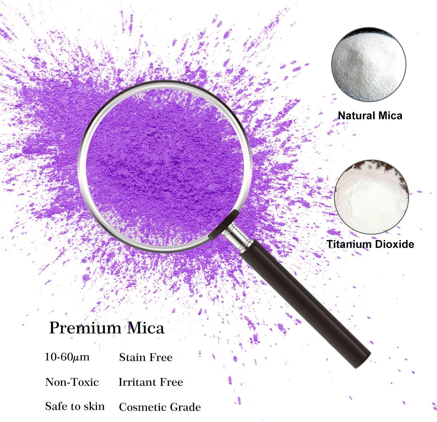 MENNYO 15 * 10g Pigment Poeder Metallic Kleur Pigment Glitter Epoxy