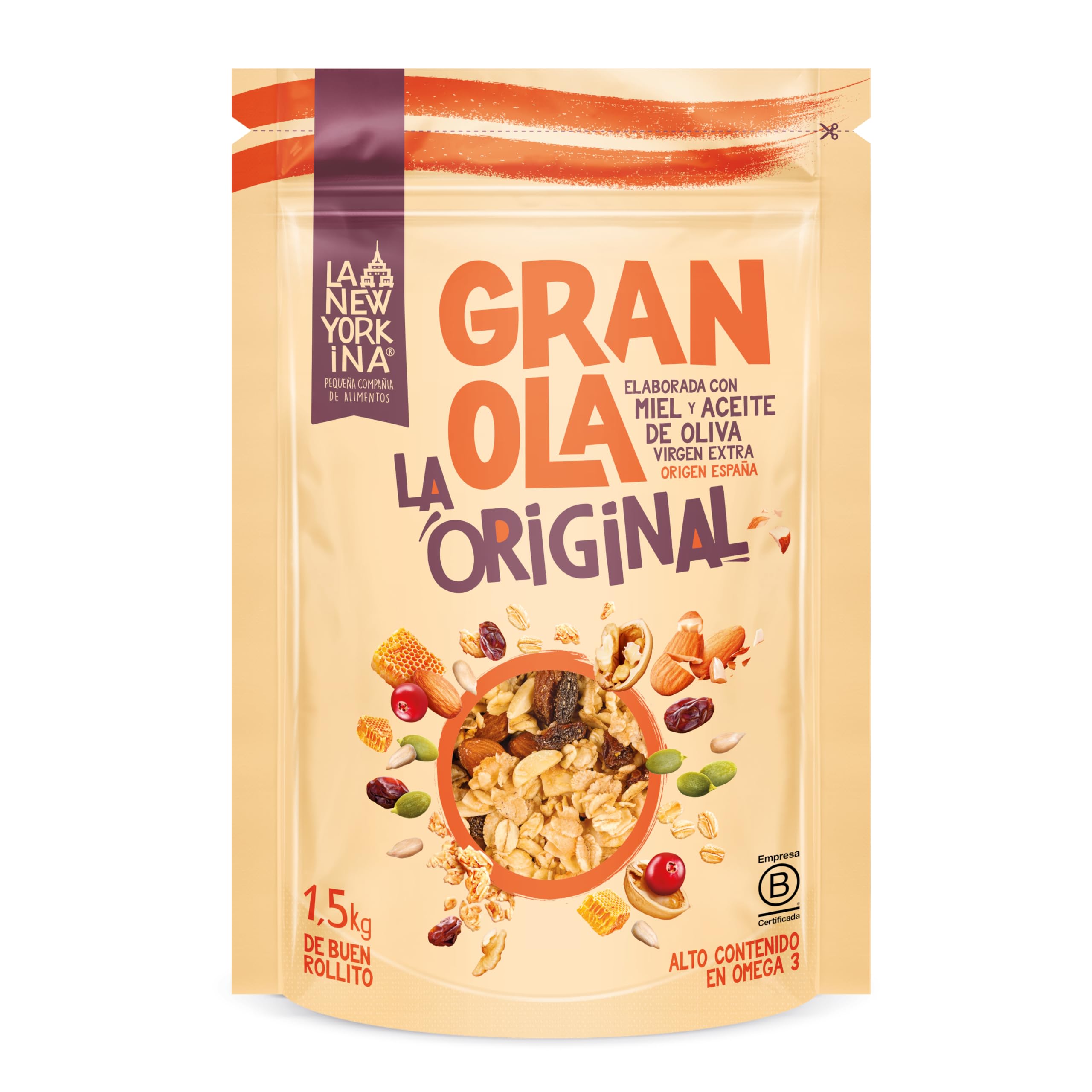 La Newyorkina Granola Original 275g Con Miel de España, Frutos Secos y Aceite de Oliva Virgen Extra — view 10