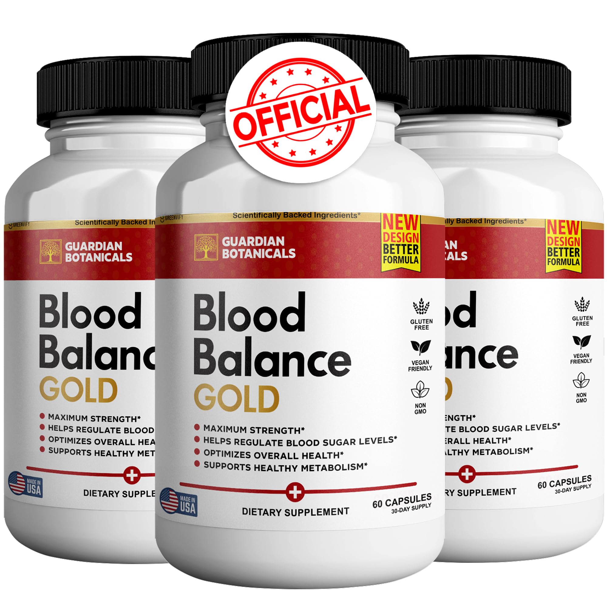 Guardian Botanicals Blood Balance All Natural Formula to Maintain Healthy Levels, Maximum Strength Daily Formula, Blood Balance Reviews (1 Pack - 60 Capsules) — Amazon image 5