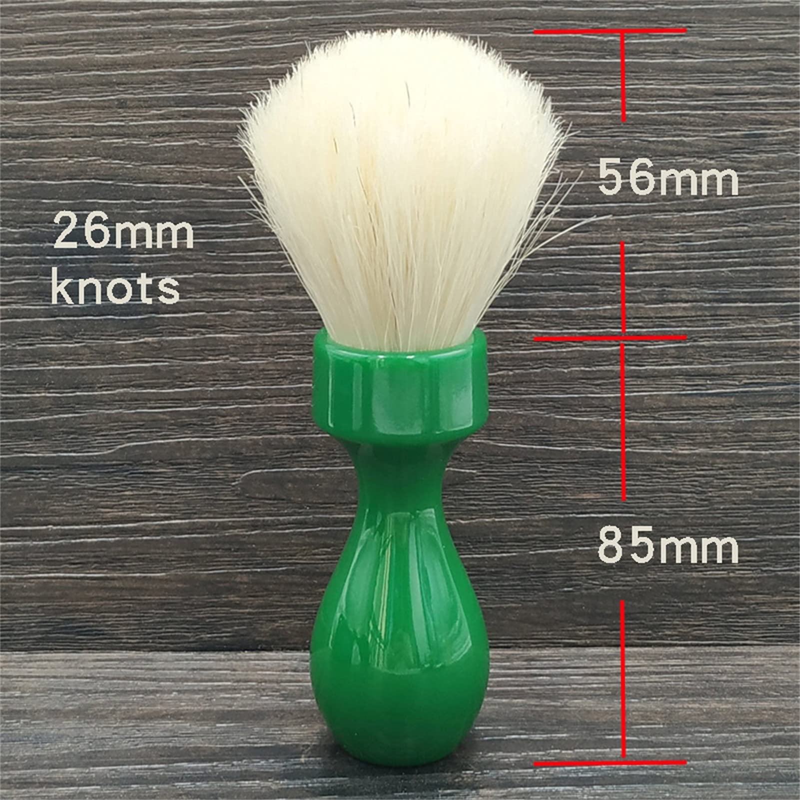 Pennello da Barba Fatto a Mano Alta qualità Barba Schiuma Spazzola Manico in Resina Uomo Pennello da Barba Bagnato