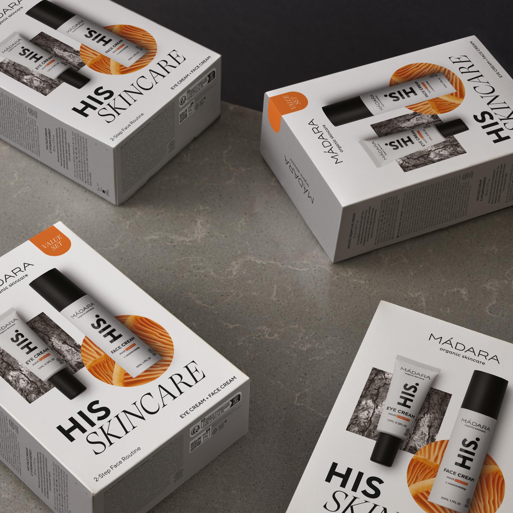 MÁDARA HIS Skincare Set de rutina facial en dos pasos - Set regalo