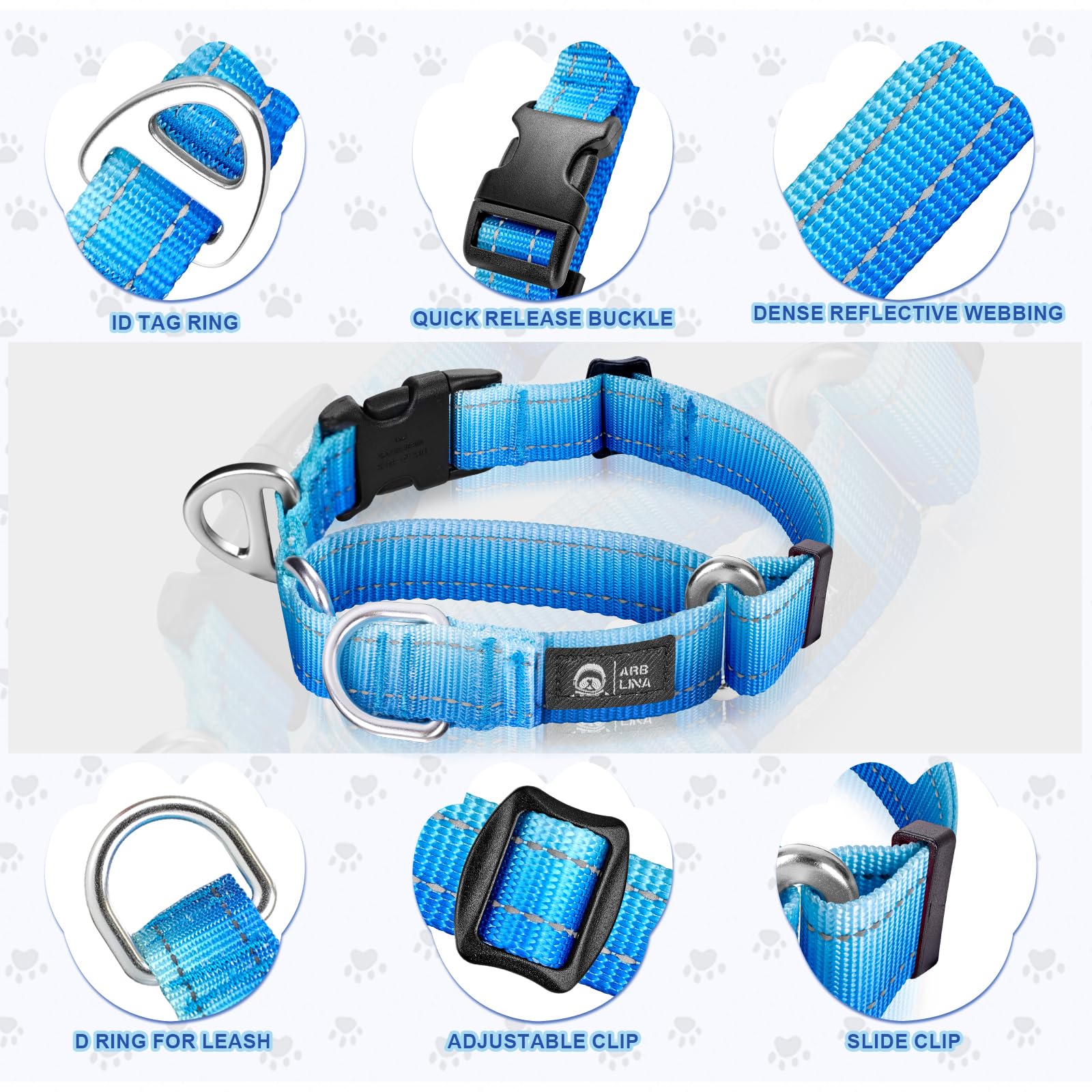 Arblina Martingale Dog Collar - Image 4