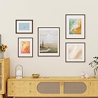 Vista 49 de Fun Memories Portarretratos de metal de 16 x 20 pulgadas con paspartú de 11 x 14 pulgadas, acabado de aluminio cepillado, parte delantera de vidrio