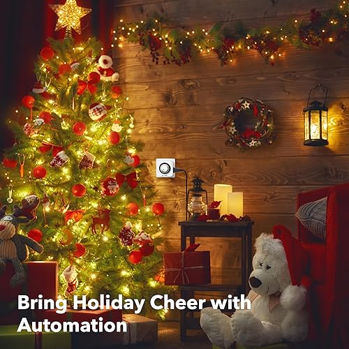 Miniatura 6 de BN-LINK Temporizadores de interior con enchufe mecánico de 2 puntas, mini temporizadores de lámpara de 24 horas, paquete de 2 unidades, para