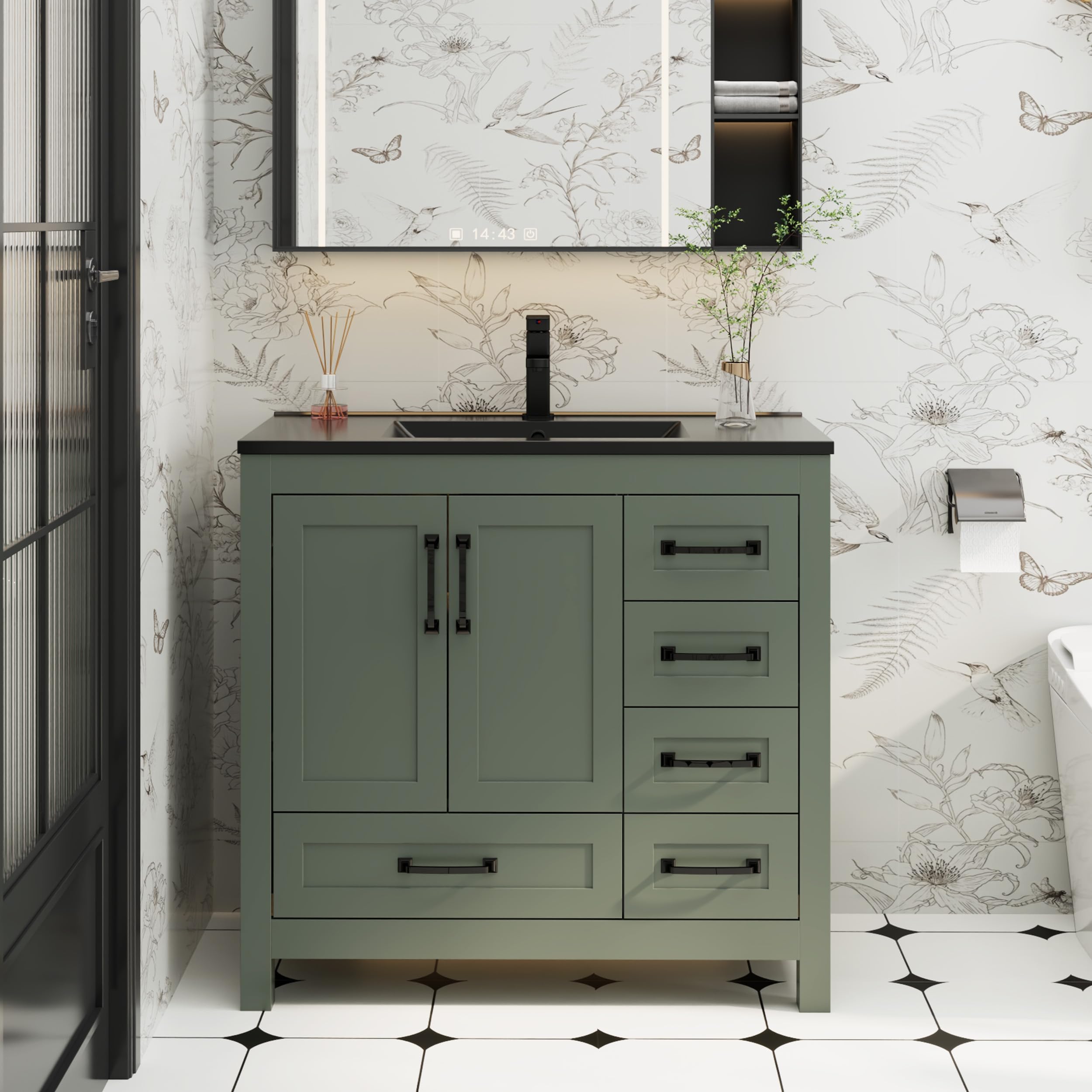 eclife 36 Inch Bathroom Vanity