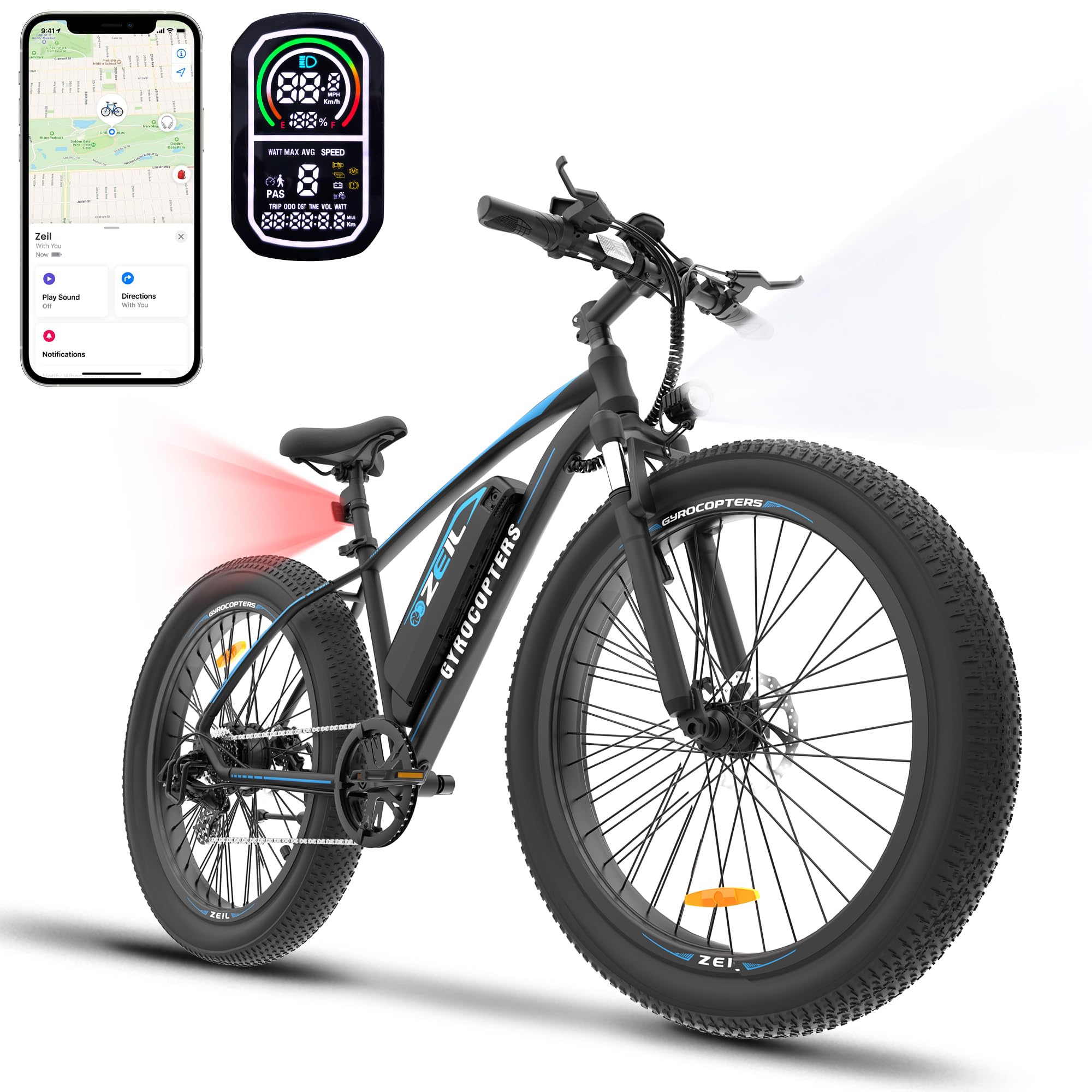 Gyrocopters Zeil Electric Bike for Adults & Teens