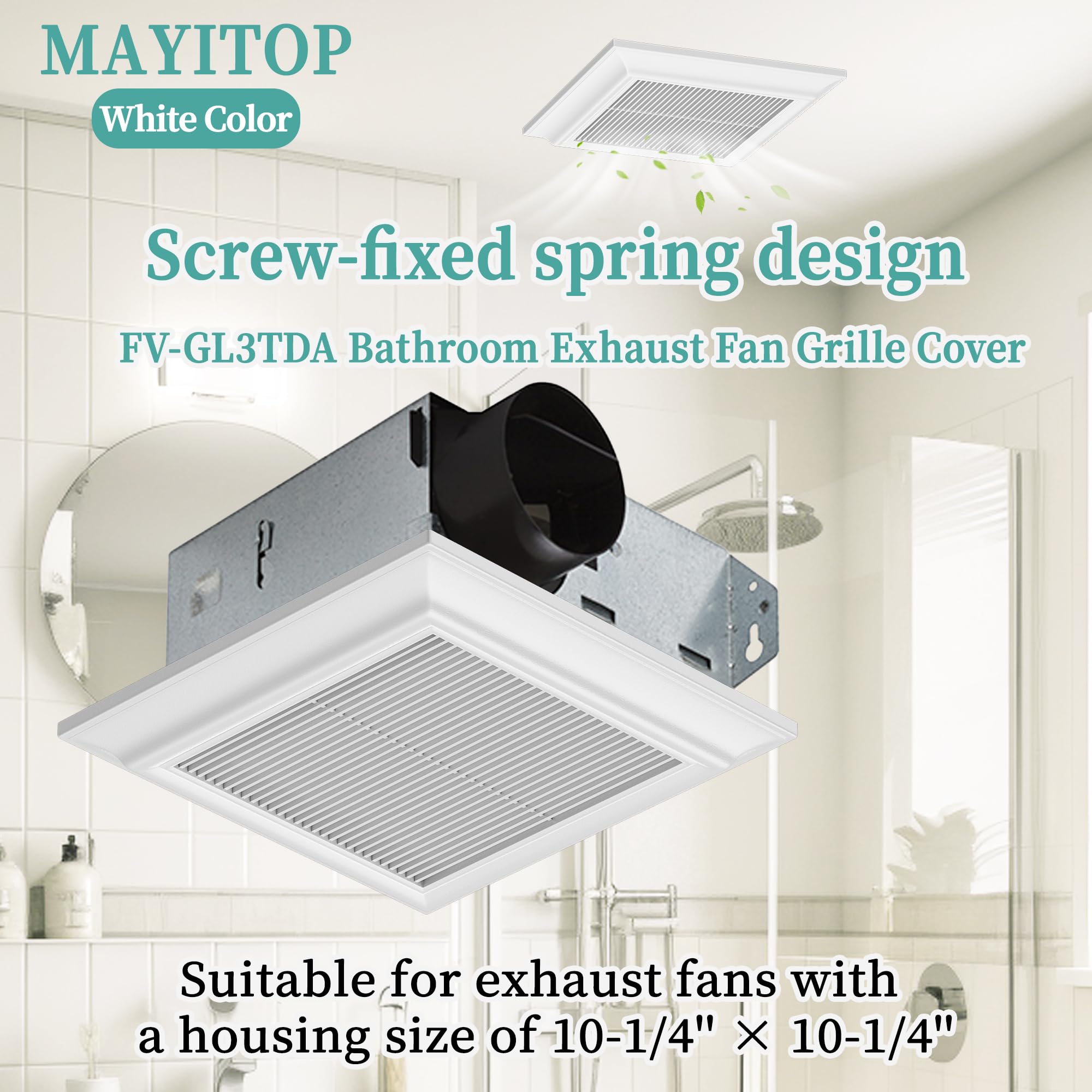 ふわこさん専用 FV-GL3TDA Exhaust Grille Fan Cover Compatible with Pana-Sonic