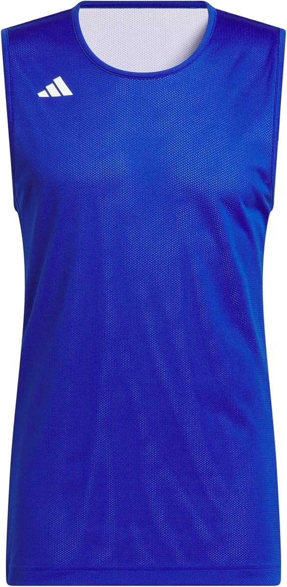 Camiseta reversible adidas Performance Everyday Pro para hombre - AEROREADY Gestión de la humedad para baloncesto M Royal Blue-White
