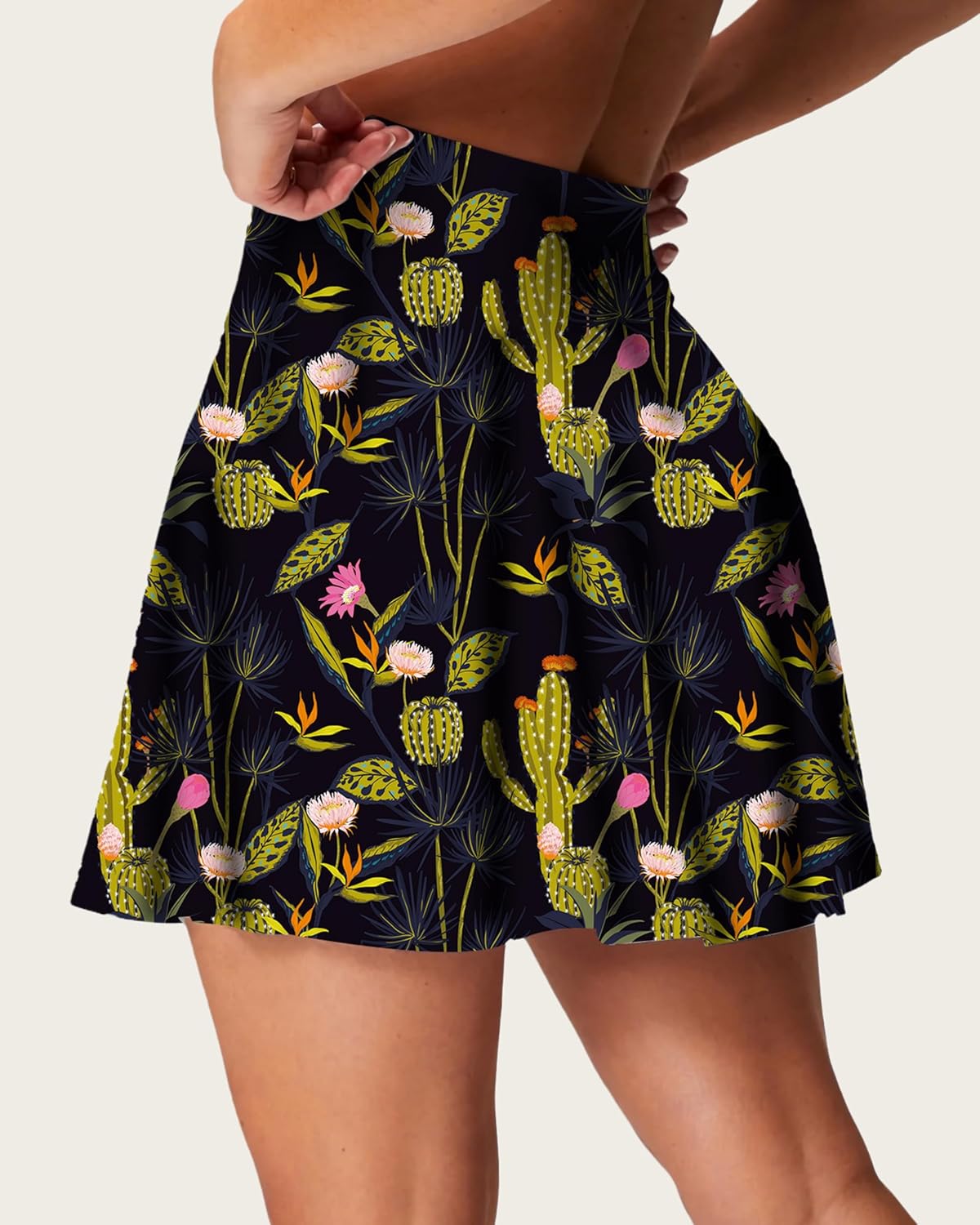 Women's Tennis Skirt Pleated Athletic Skirt with Shorts Pocket High Waisted Golf Skort for Workout Pickleball