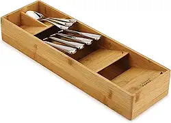 Organizador De Talheres - Compacto - Bambu