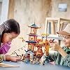 LEGO Ninjago Dragon Energy Core Temple 71795, Ninjago Temple and 6 minifigures including Cole, Kai, NYA as a gift for kids ages 8 and up who loves a buildable Ninja playset
