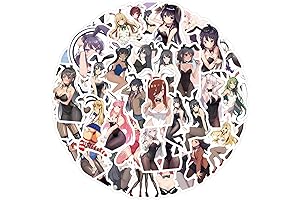 60PCS Anime Bunny Girls Stickers for Adult Cartoon Sexy Girl for Skateboard...