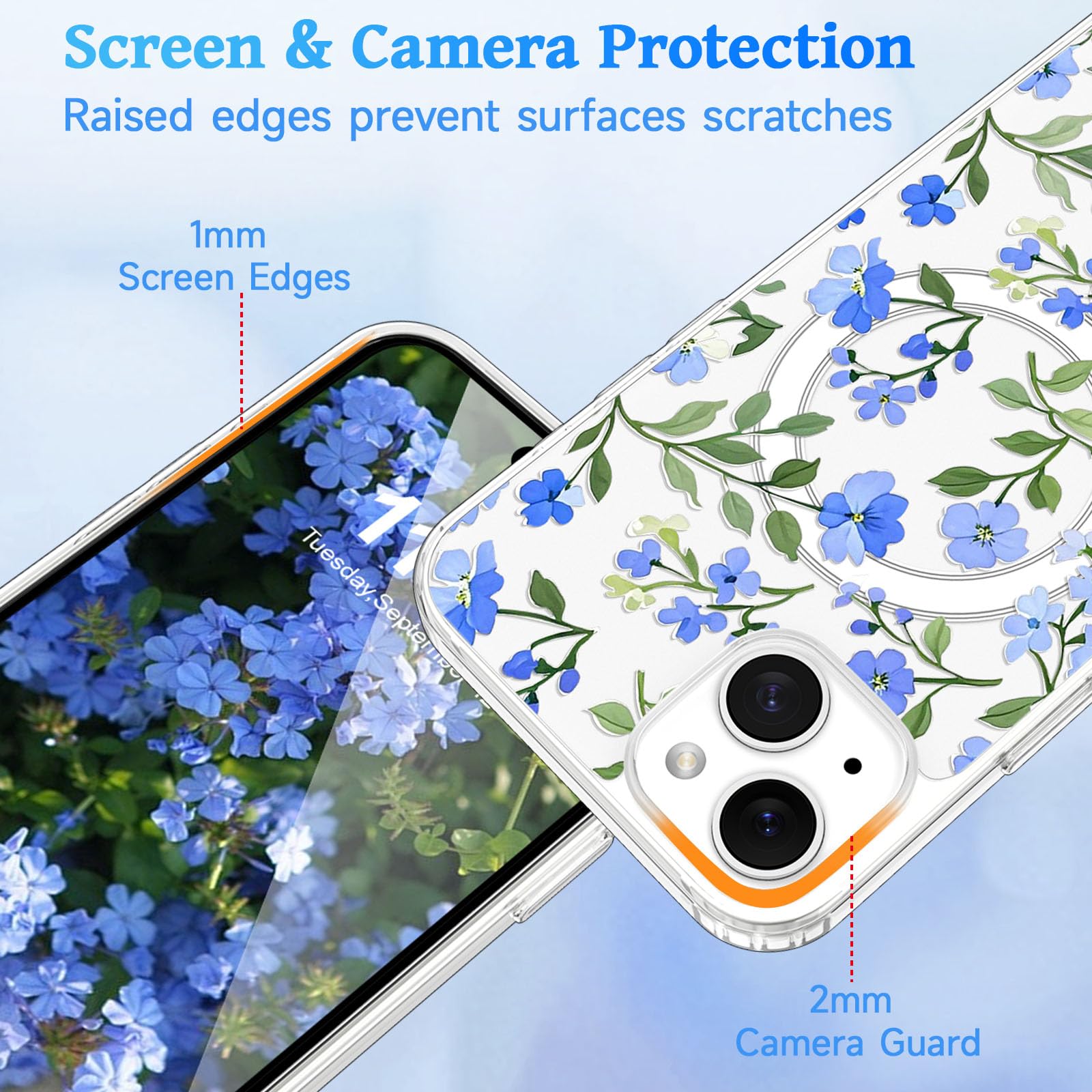 Amazon.co.jp: EYZUTAK iPhone 13/iPhone 14 用 ケース MagSafe対応