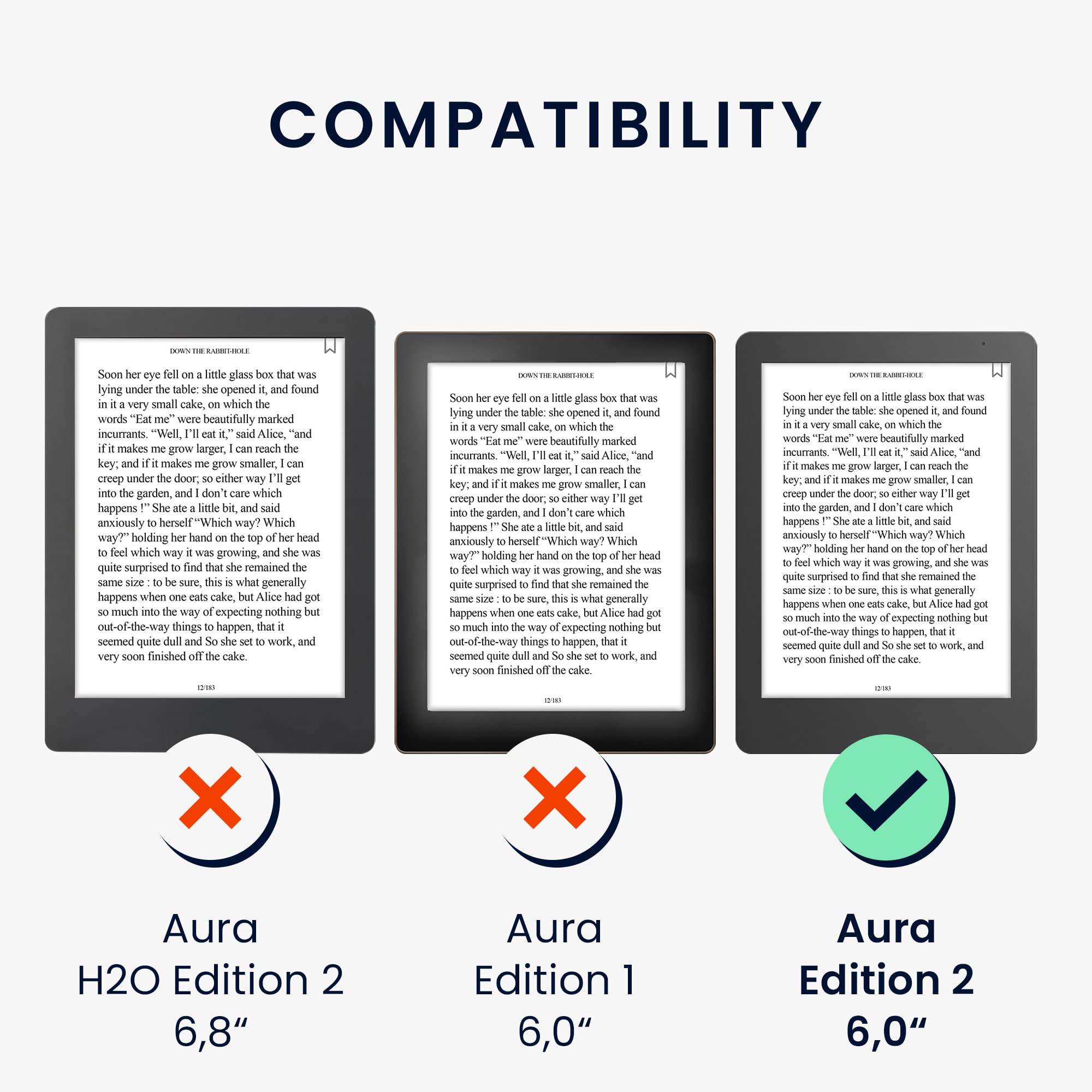 kwmobile Custodia Pieghevole Compatibile con Kobo Aura Edition 2 Cover - Cover Magnetica Pelle PU eReader con Stand - nero