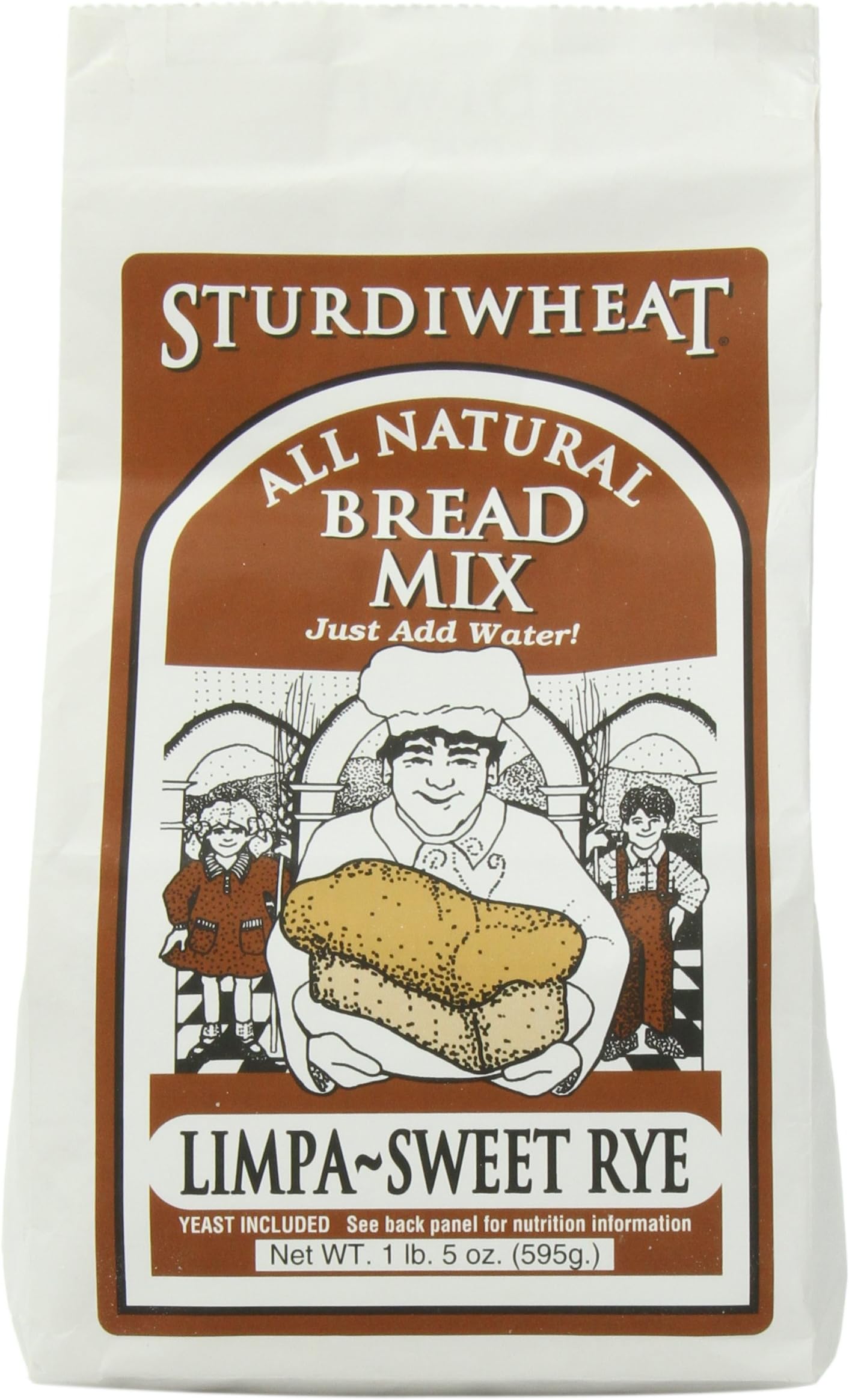 Sturdiwheat Bread Limpa Sweet Rye, 1.31 Pound (Pack of 4)