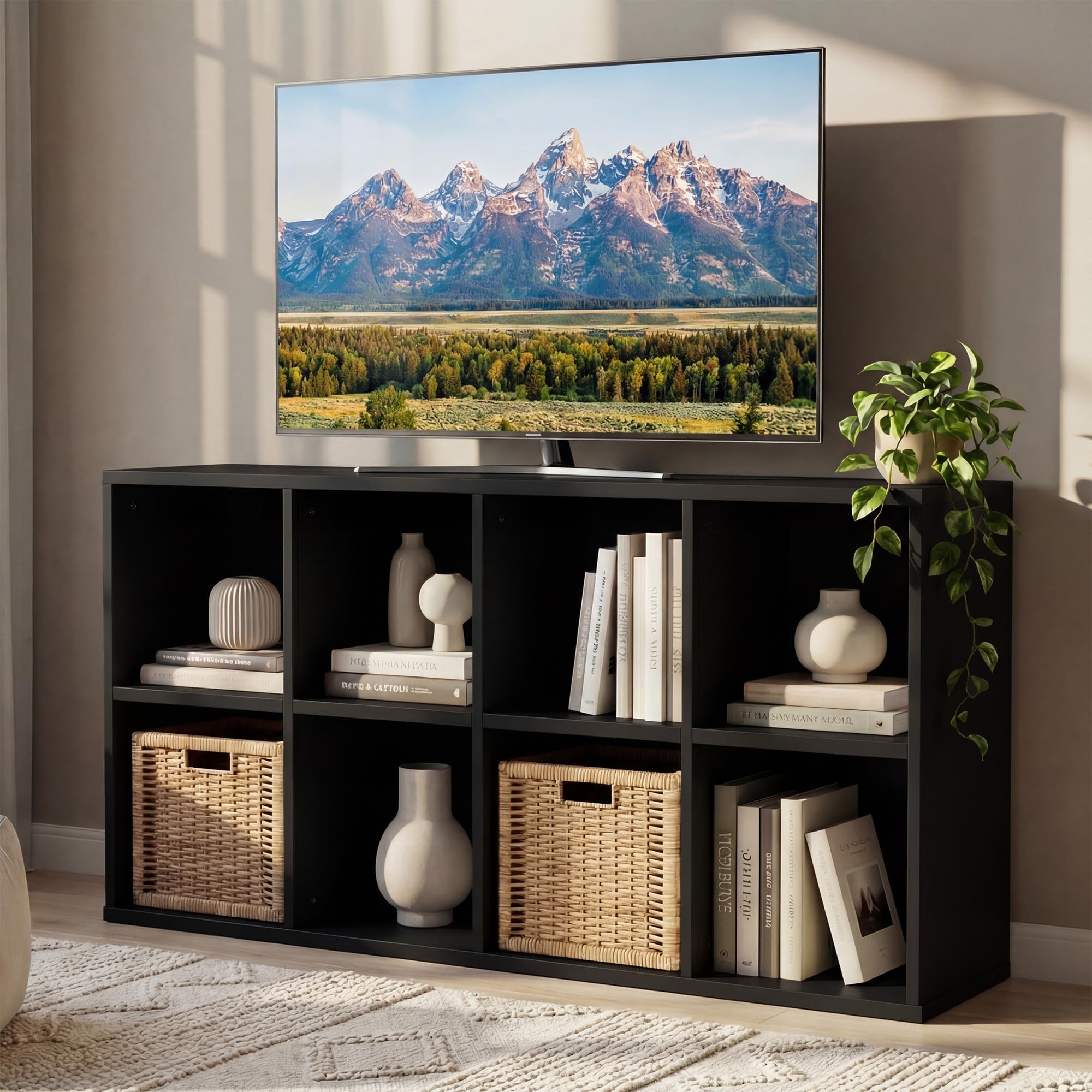YESHOMY 8-Cube TV Stand