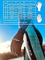 Vista 2 de XUKER Guantes de agua, de neopreno de 0.118 pulgadas y 0.197 pulgadas, guantes de invierno para buceo, esnórquel, surf