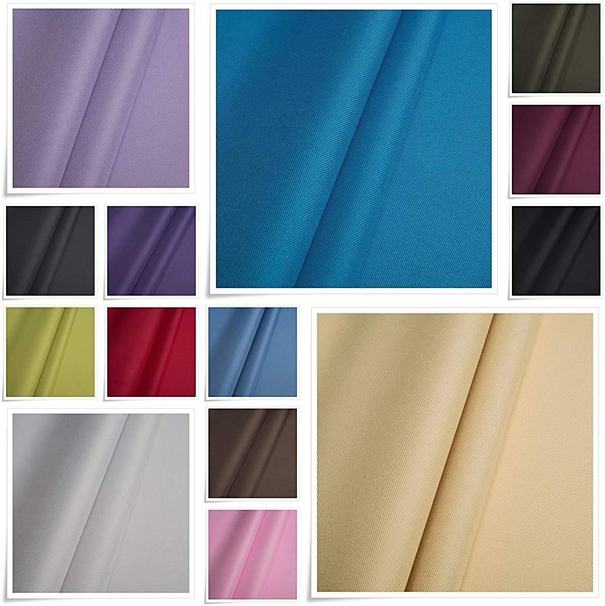 Wasserabweisender Oxford 250D Polyester Stoff Meterware 500x160cm | Vielseitiger Outdoorstoff für Gartenmöbel, Zelte & Sonnenschutz | Leicht, robust & pflegeleicht, Hellgrün