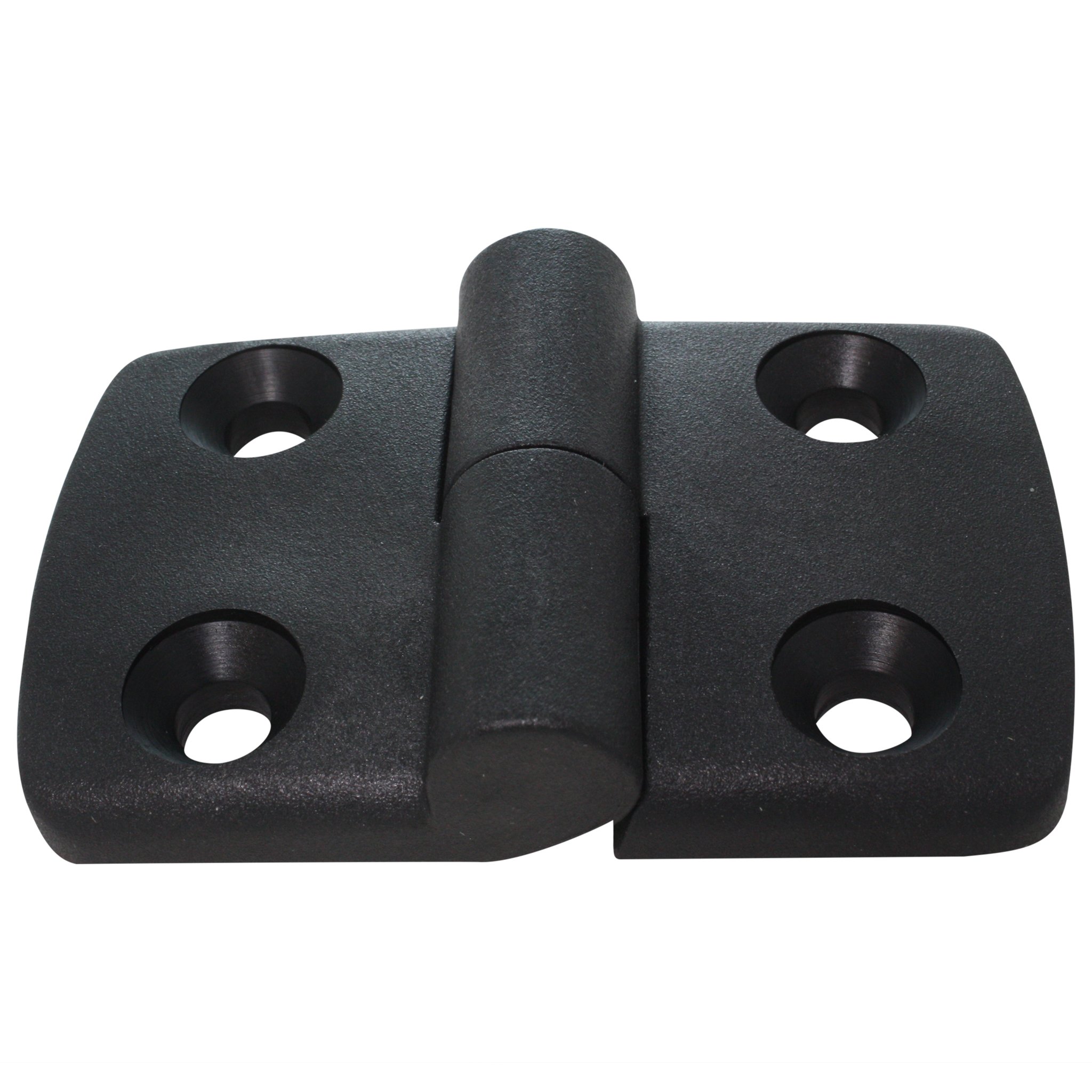 2 Charnières Universelles En Nylon Noir – 40 Mm, Dégondables, De La Marque Stock