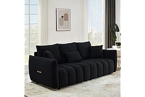 Antetek Teddy Cloud Sofa: The Perfect Black Sofa for Modern Living