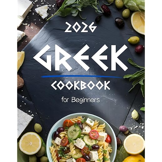Greek Cookbook for Beginners: Authentic & Easy Greek Food Recipes Made Simple – Traditional Mediterranean Dishes, Quick 5-Ingredient Meals, and Healthy Everyday Cooking at Home