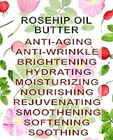Vista 6 de Botanical Beauty Aceite de rosa manteca de rosa cadera 100% natural puro virgen sin refinar crudo prensado en frío para cara, piel, cuerpo, cabello