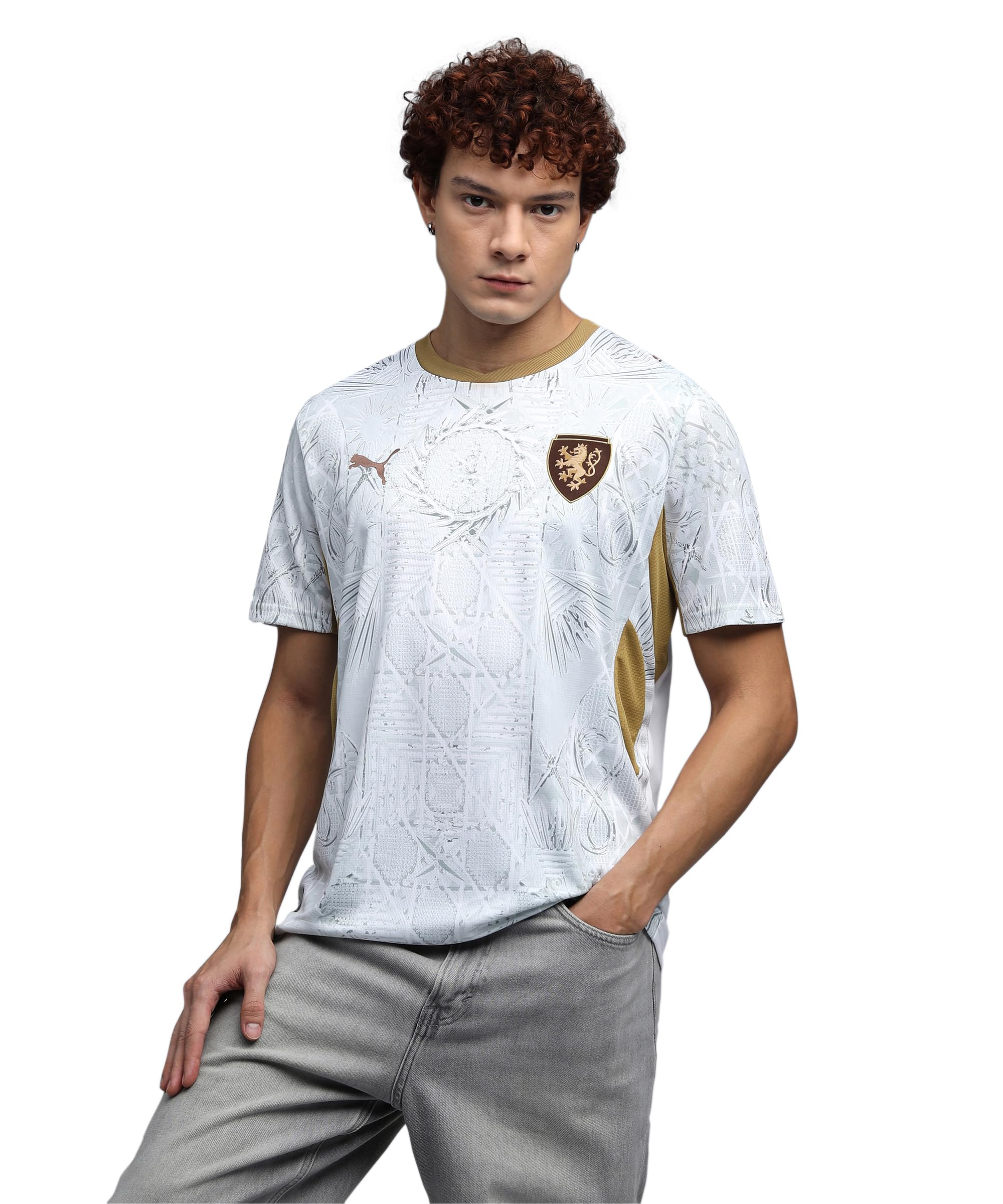Puma Czech Republic 2026 Away Shirt White/Gold