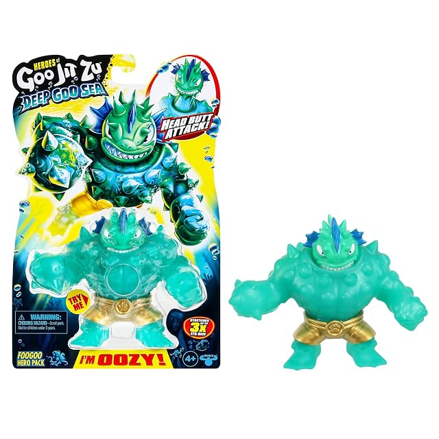 Heroes of Goo Jit Zu Deep Goo Sea Foogoo Hero Pack. Juguete súper Oozy