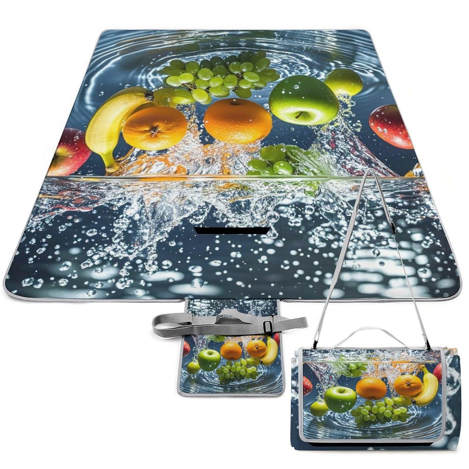 Couverture de pique-nique à fruits pour des week-ends parfaits en famille sur l'herbe