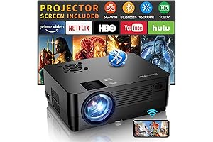 5G WiFi Projector BT Native 1080P Projector