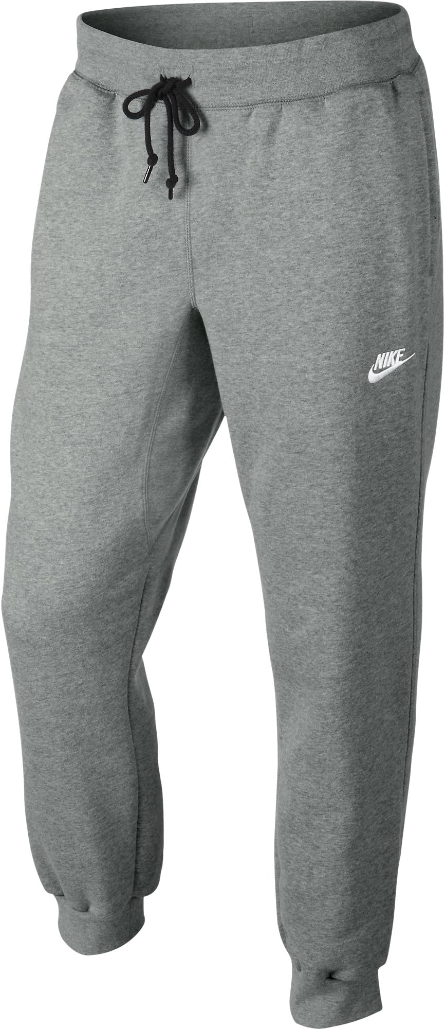 Nike Men's AW77 Cuff Fleece Pants Dark Grey Heather/White Pants 2XL X 29