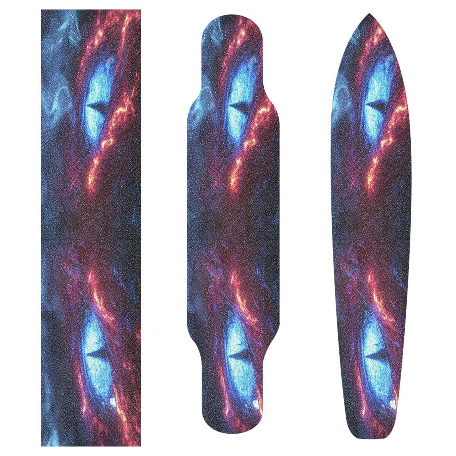 CZXW Cool Dragon Eyes Fire Skateboard Grip Tape Non-Slip Longboard Griptape Skate Board Tapes Sheet for Decor 44