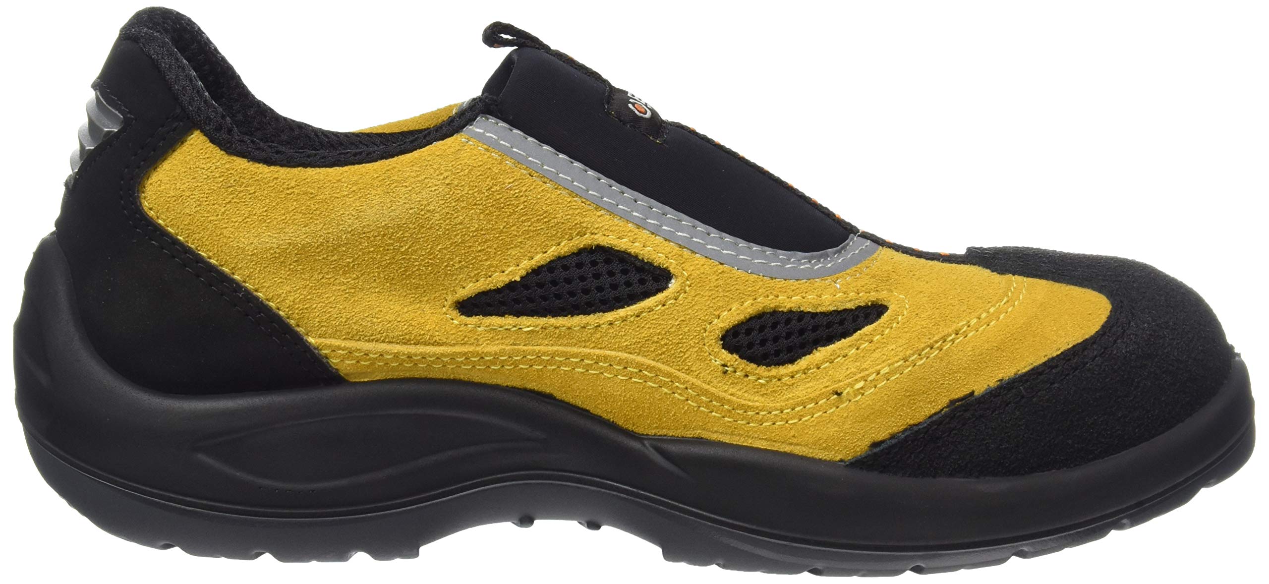 BASE Protection Four Holes S1P SRC Zapato de Seguridad, Talla: 42, Color: Negro/Amarillo, B0475BKY42