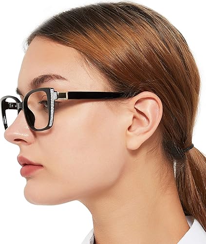 Miniatura 3 de OCCI CHIARI Gafas de lectura vintage para mujer, lector de moda 0 1.0 1.5 2.0 2.5 3.0 3.5 4.0 5.0 6.0 (negro, 3.0)