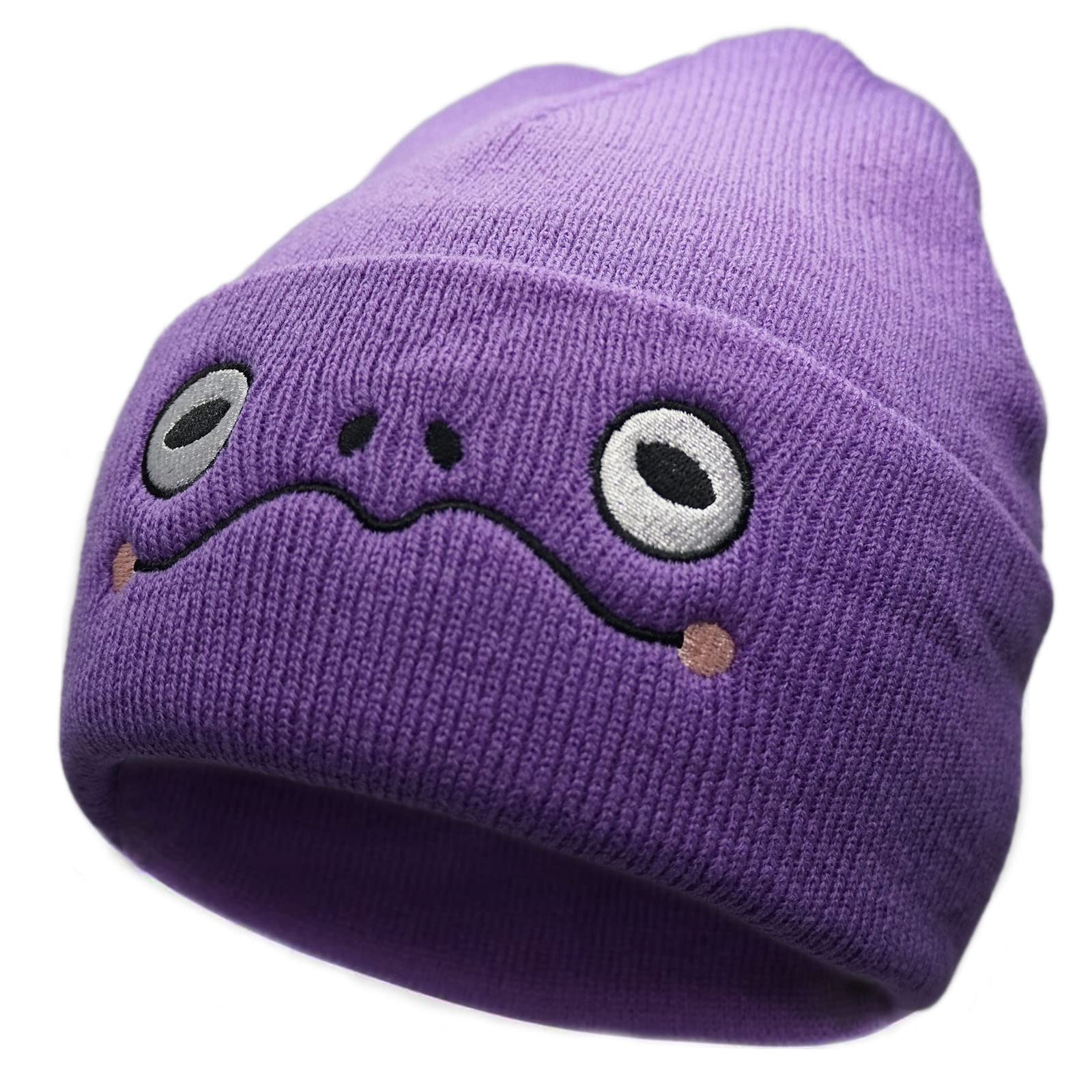 Cute Beanie Frog Beanie Animal Knit Hats, Funny Beanie Hat Winter Skiing Slouchy Warm Cap, Soft Headwear