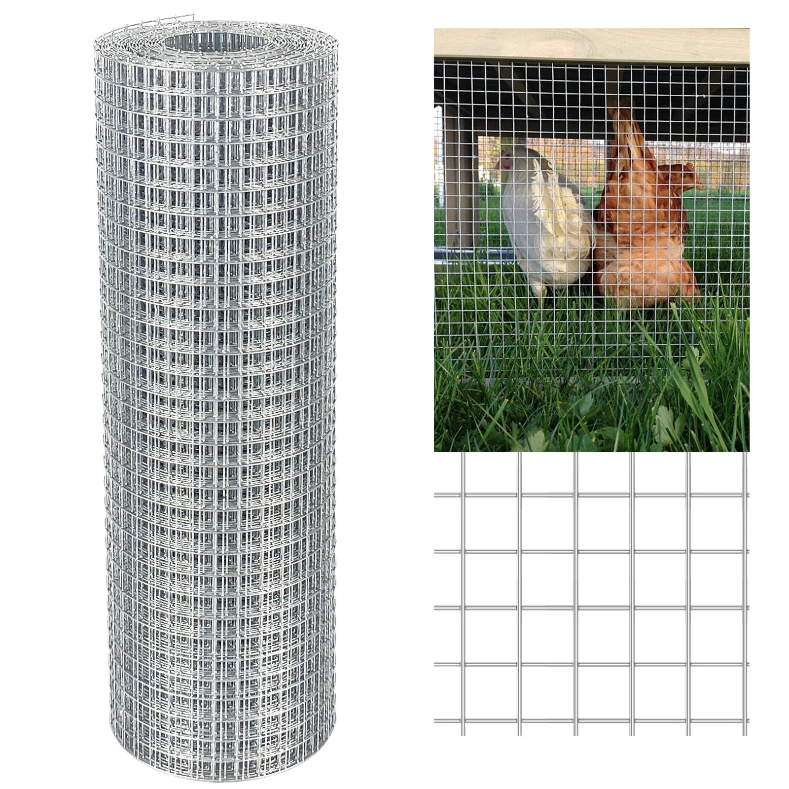 Tissu De Quincaillerie De 40,6 X 101,6 M, Maille De 1,27 Cm, Grillage