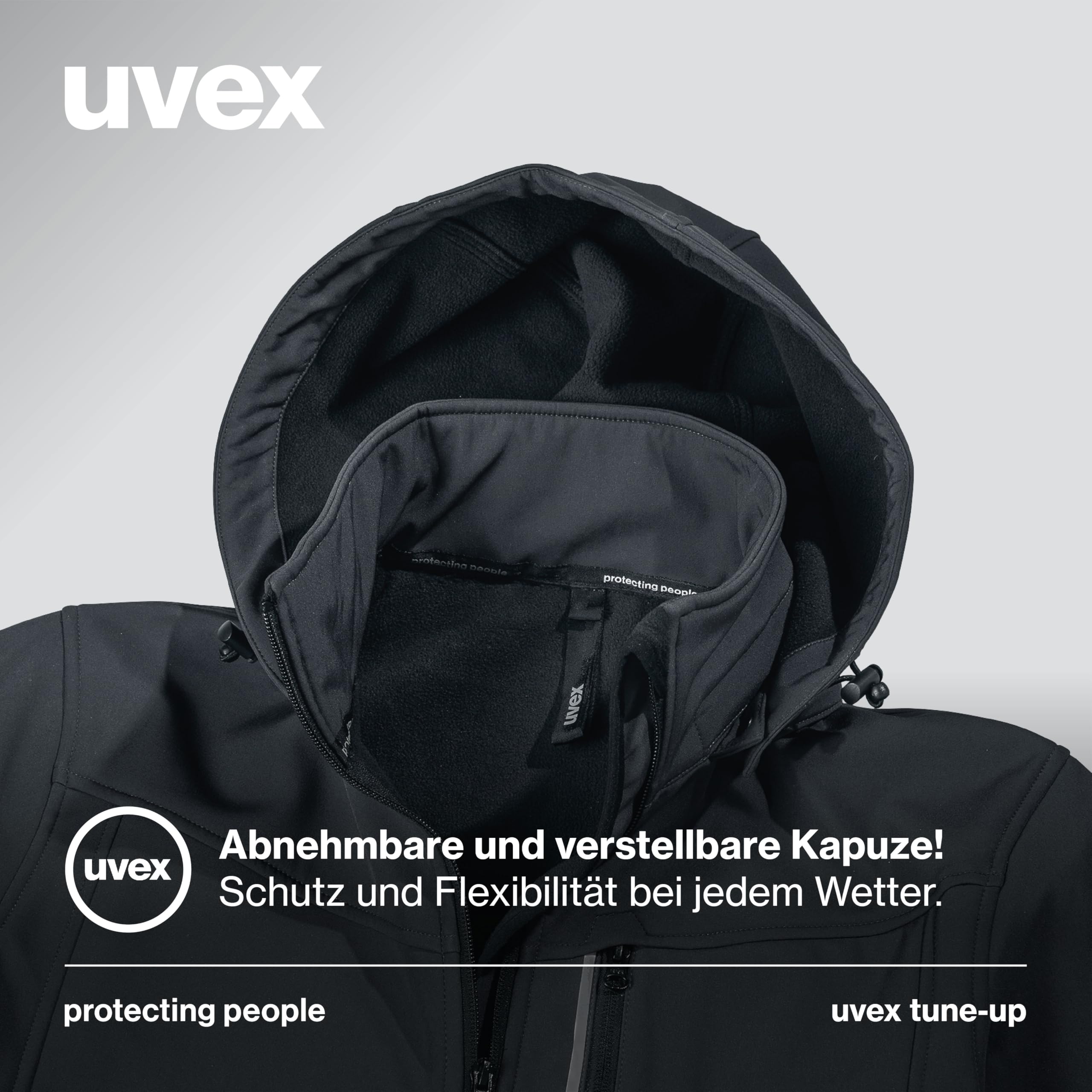 Uvex tune-up Softshell-Arbeitsjacke - für Herren - Outdoorjacke